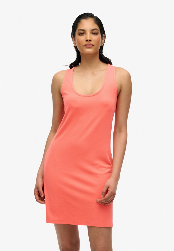 Superdry & Co MINI - Jersey dress - hot coral