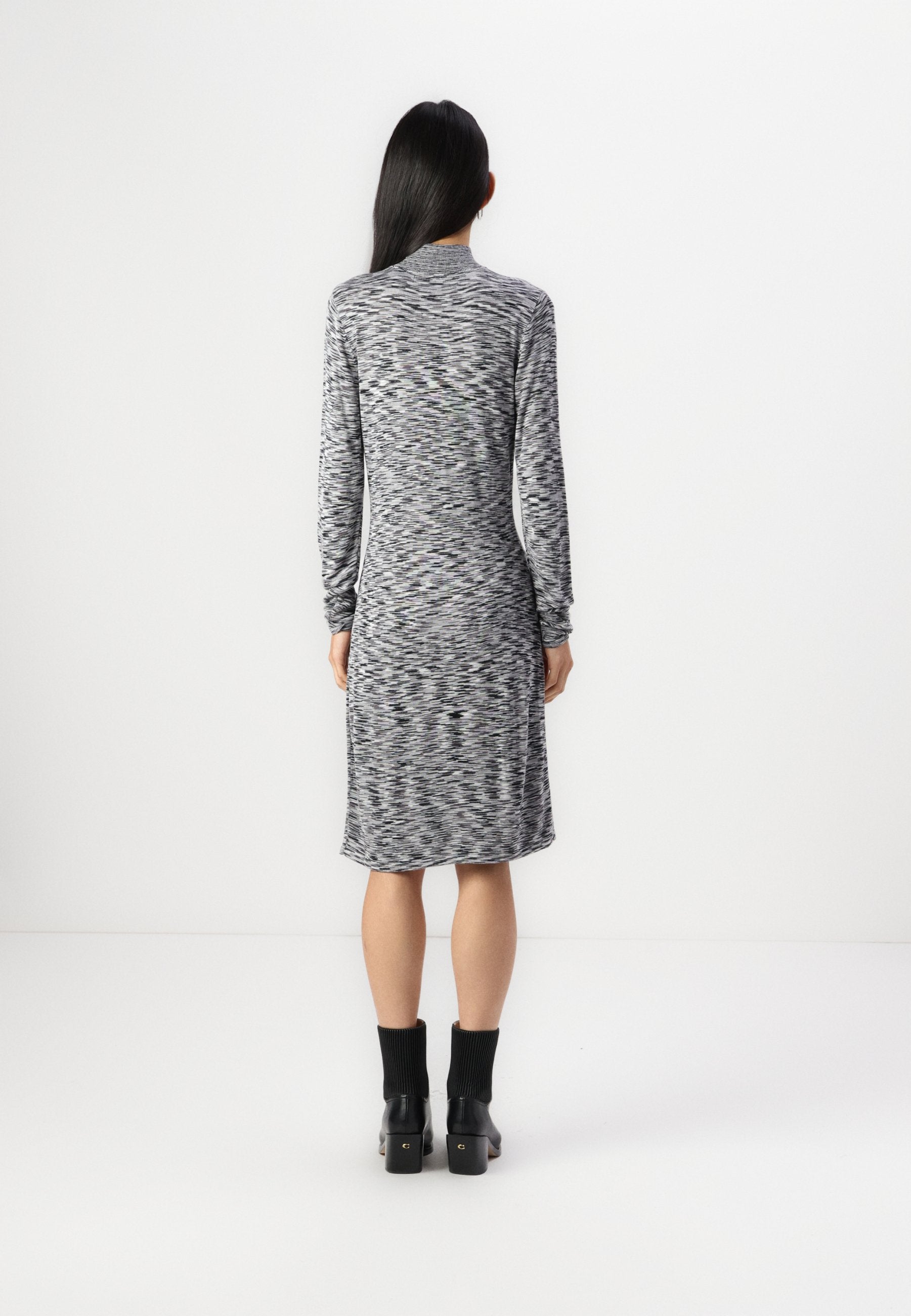 MOCK NECK DRESS Media 4
