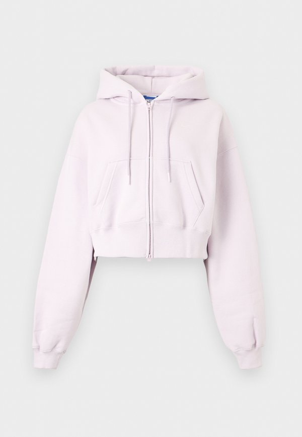 Nike Sportswear Zip-up sweatshirt - bleached lilac/sail