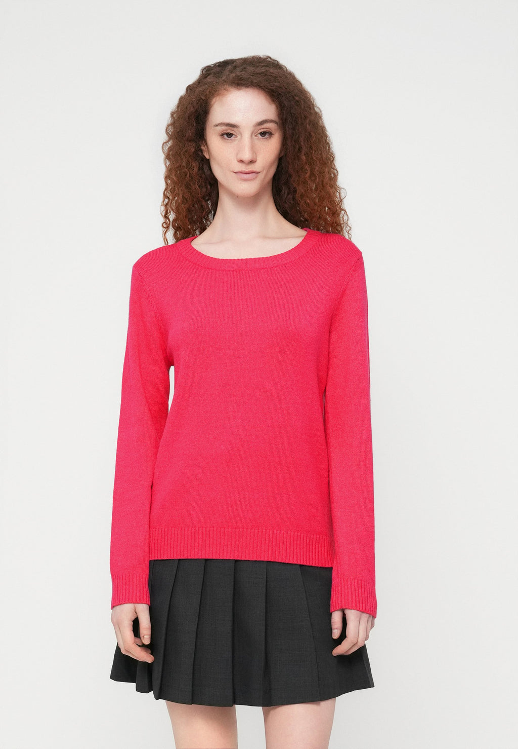 VILA VIRIL O-NECK L/S KNIT TOP - NOOS