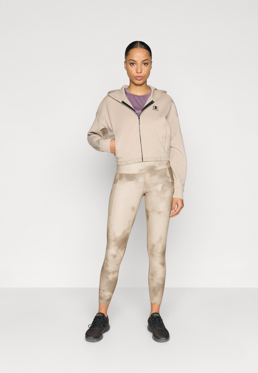 Champion C-TECH INTERLOCK HOODED FULL ZIP SWEATSHIRT