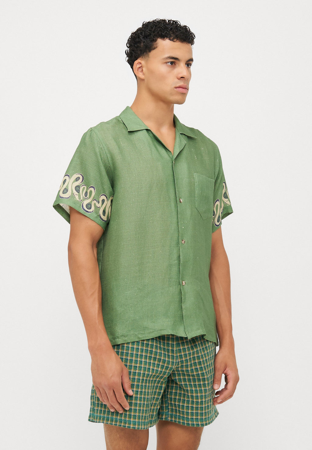 Bather IVY DIZZY BOA NOVELTY PRIINTED CAMP SHIRTS
