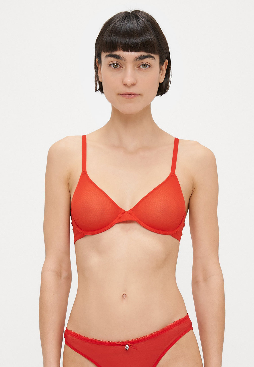 Organic Basics MESH UNLINED DEMI BRA