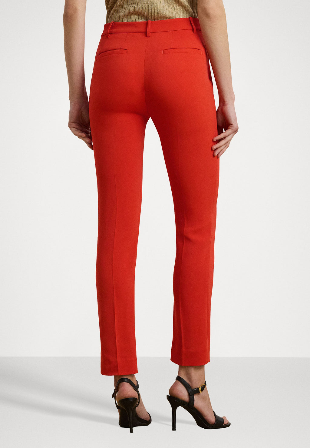 Lauren Ralph Lauren Stretch cady cropped pant