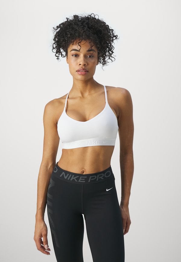 Nike Performance INDY BRA - Light support sports bra - white stone mauve