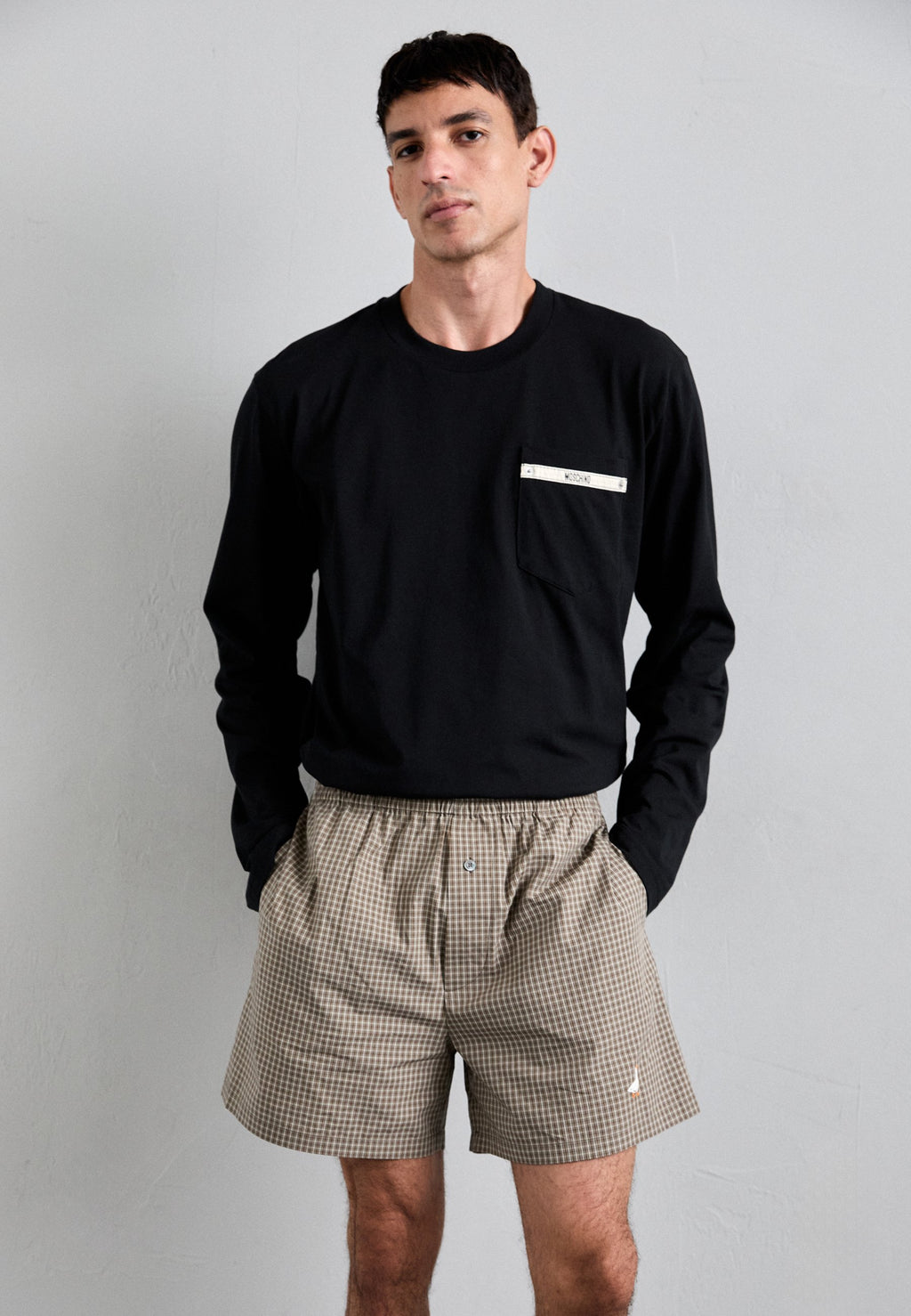 MOSCHINO EMBROIDERED GOOSE