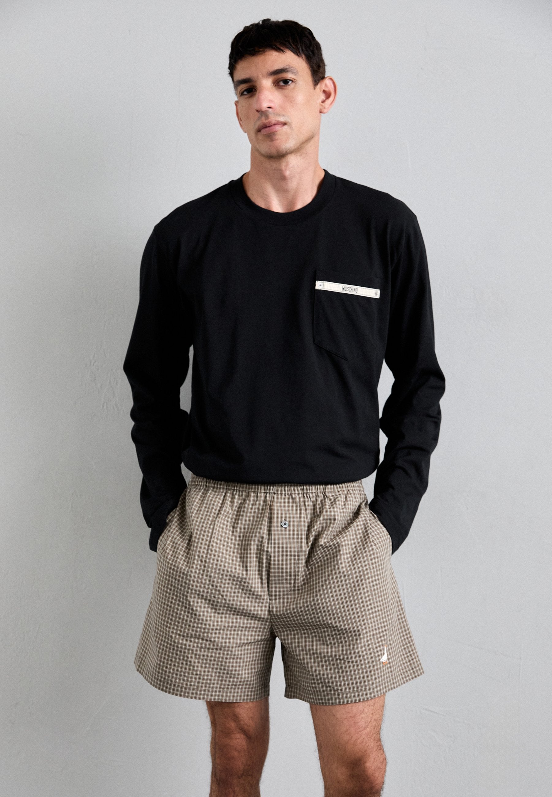 MOSCHINO EMBROIDERED GOOSE