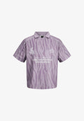 Jack & Jones JCODUST PIPING FOOTBALL OPEN COLLAR - Polo shirt - purple ash