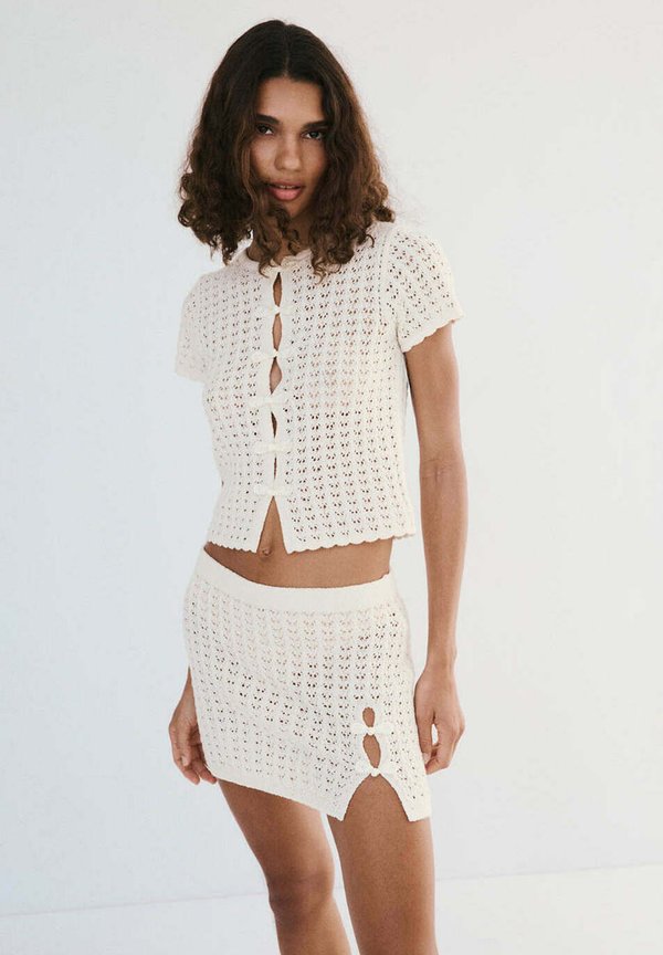 Mango ADULT - Mini skirt - beige