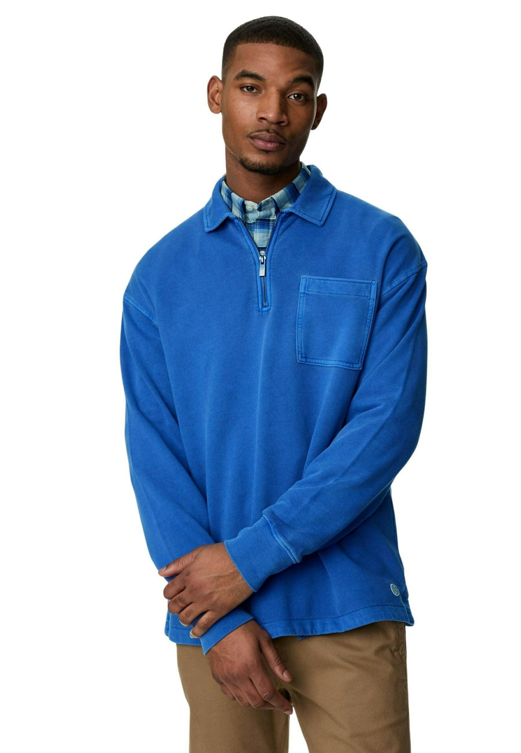 Marks & Spencer PURE COTTON HALF ZIP