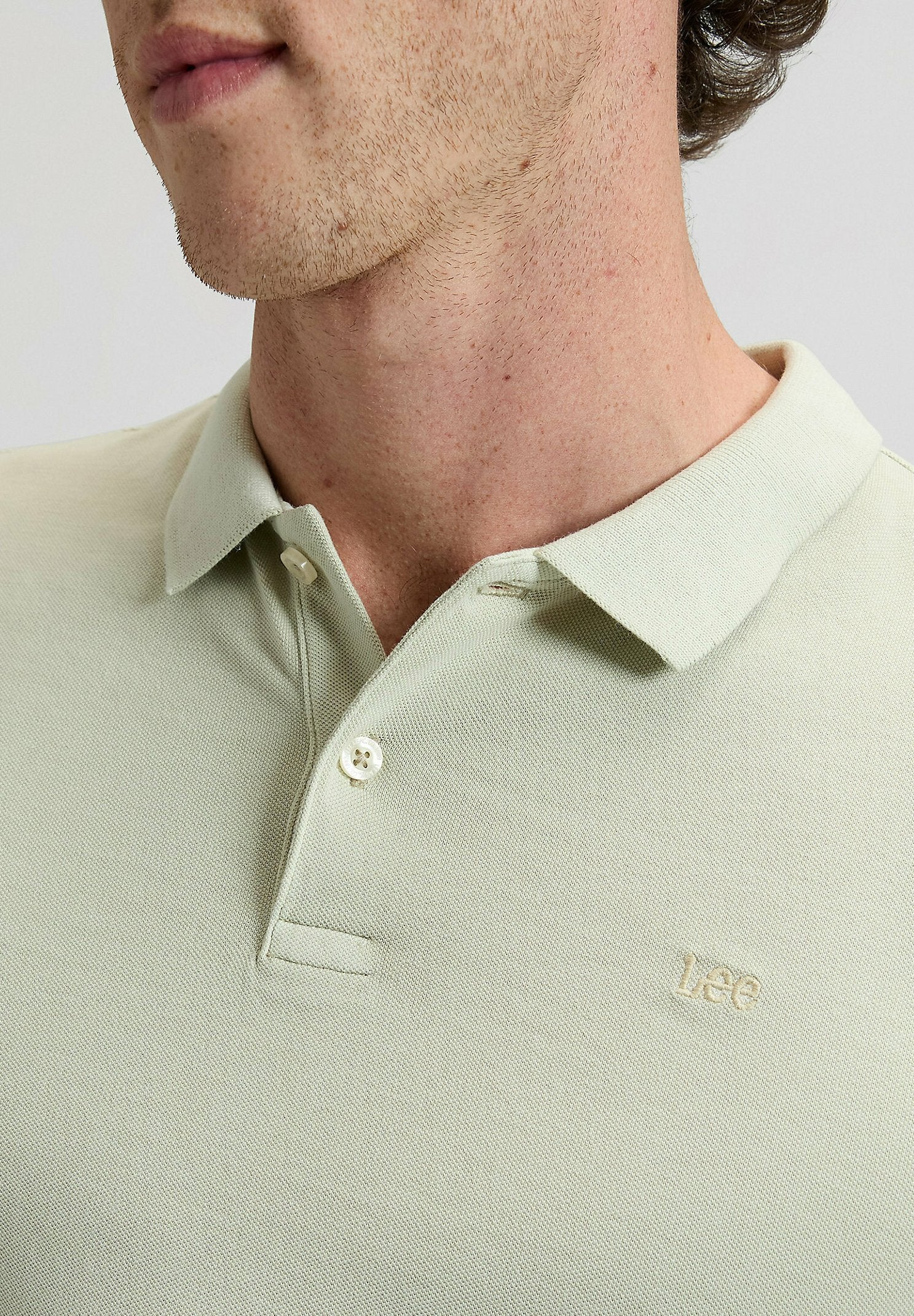 Lee SHORT SLEEVE GARMENT_DYE_POLO FOR MENS - REGULAR FIT