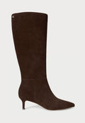 Lauren Ralph Lauren MCKAY SUEDE TALL BOOT HEEL