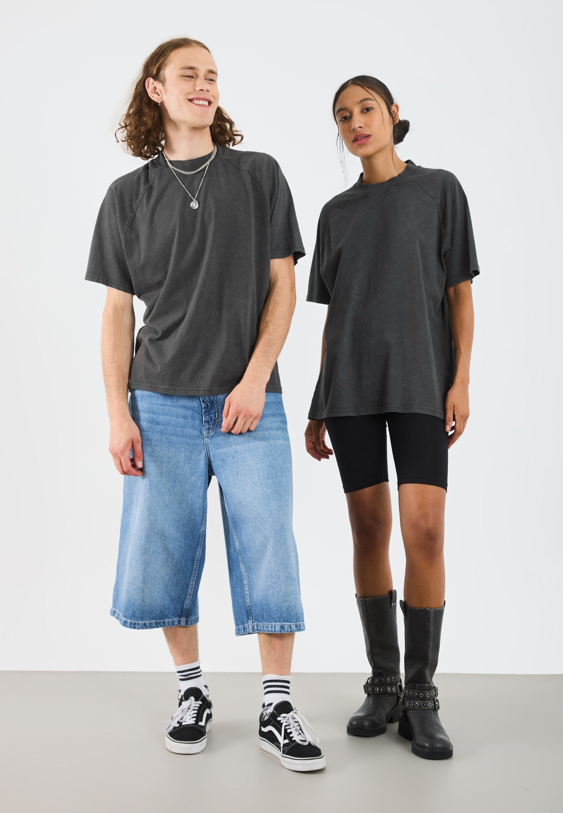 YOURTURN OVERSIZED FIT WASHED