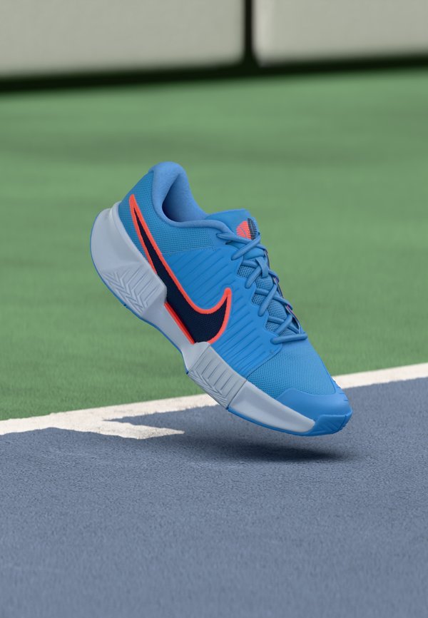 Nike Performance NIKE GP CHALLENGE PRO - Multicourt tennis shoes - university blue/midnight navy/white