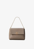Calvin Klein EMBLEM PEBBLE CROSSBODY 20 - Handbag - desert taupe