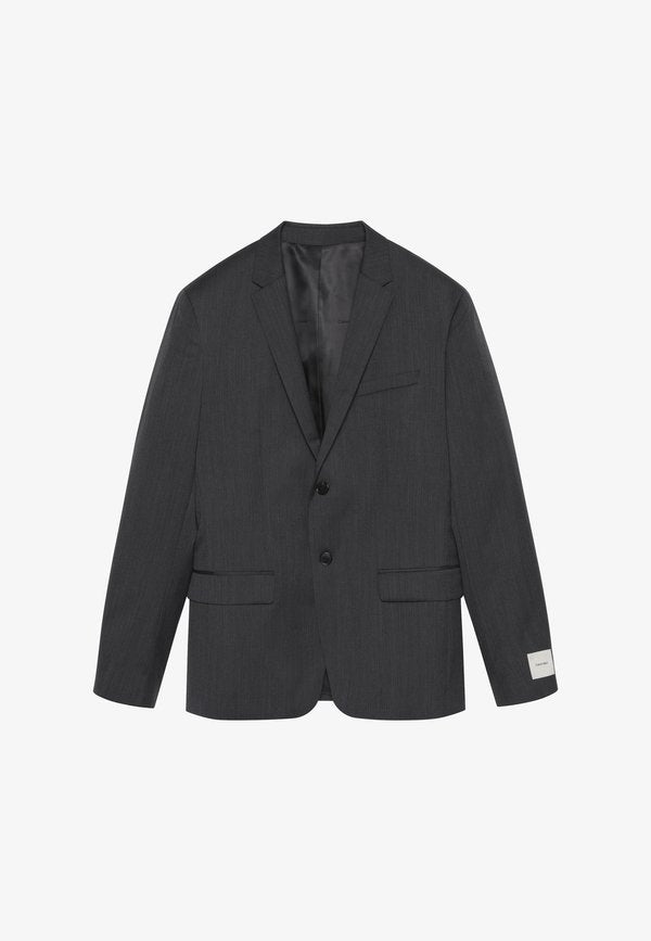 Calvin Klein SLIM - Blazer jacket - volcanic ash