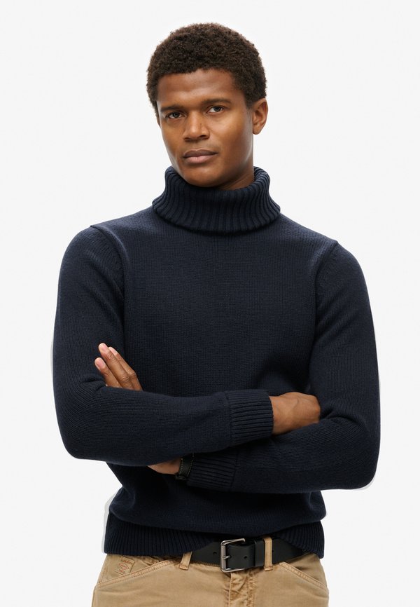 Superdry & Co ROLL NECK  - Jumper - dark navy
