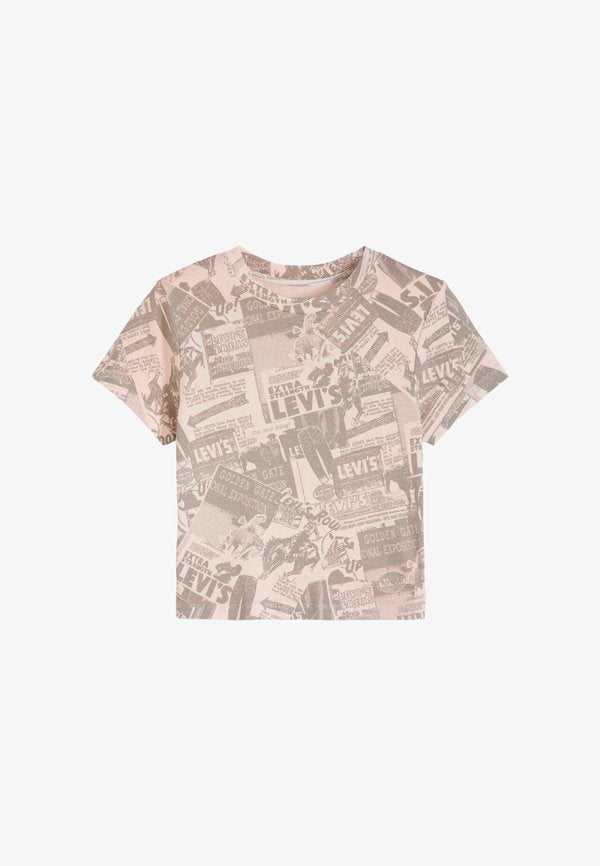 Levi's® GR ESSENTIAL SPORTY TEE ZINE COWBOY GRID - Print T-shirt - zine cowboy grid aop