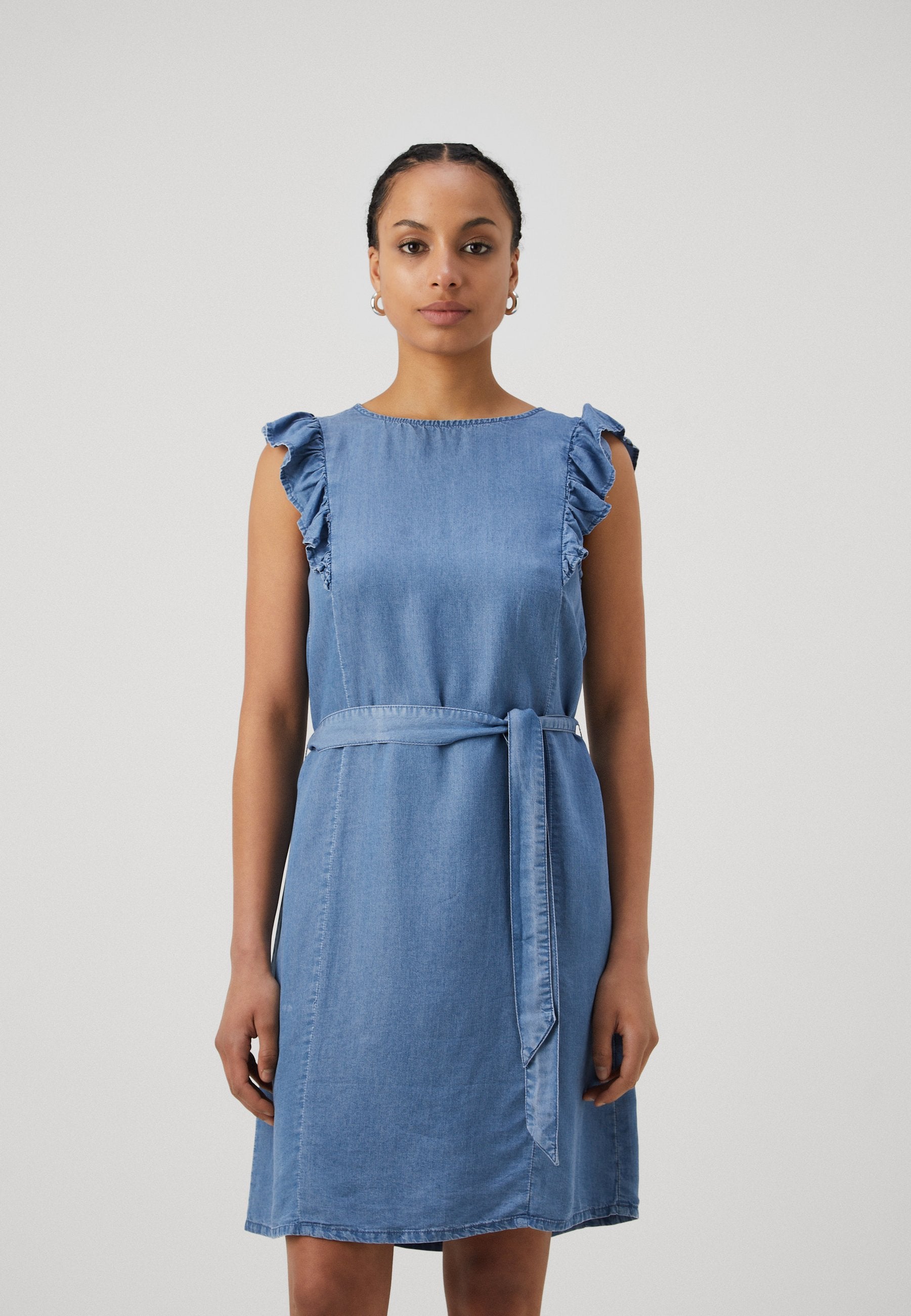 ONLY ONLPEMA FRILL BELT DRESS