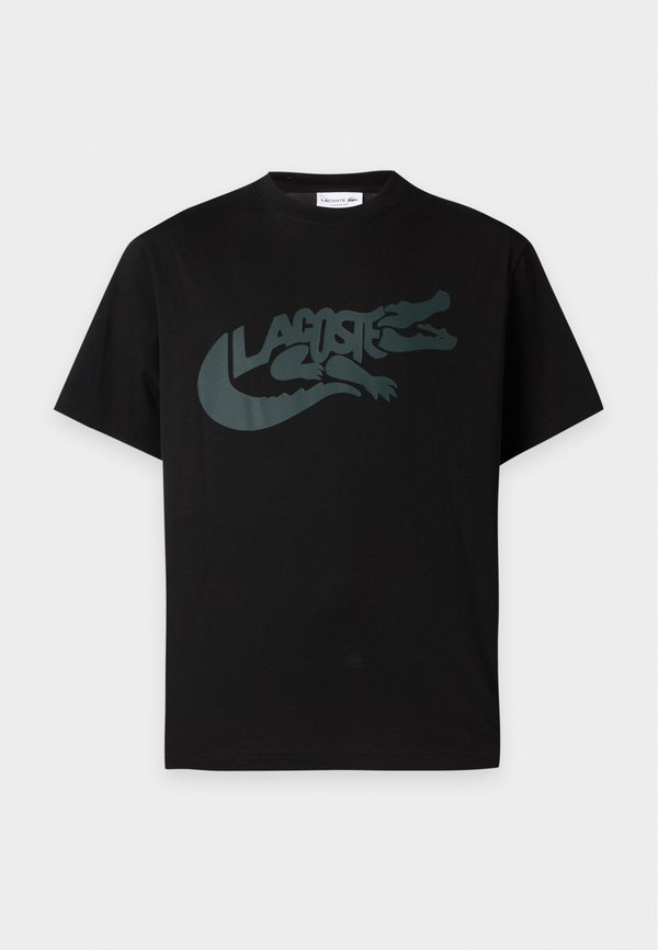 Lacoste Print T-shirt - black