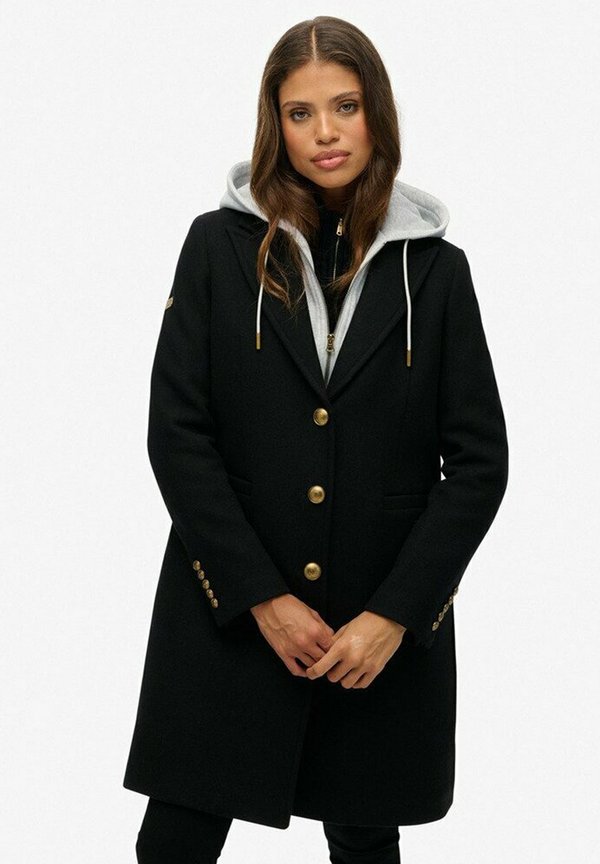 Superdry & Co 2 IN 1 - Classic coat - black
