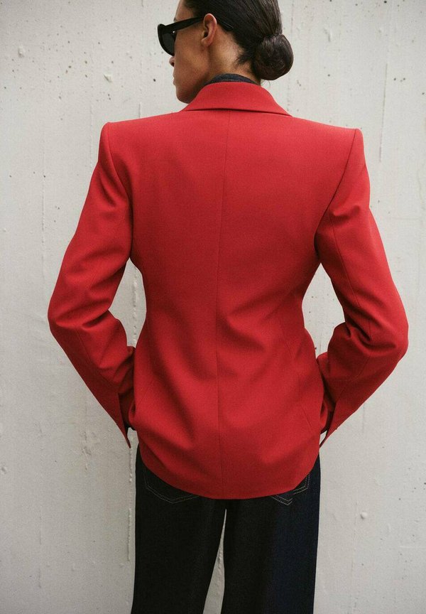 Mango Blazer - red