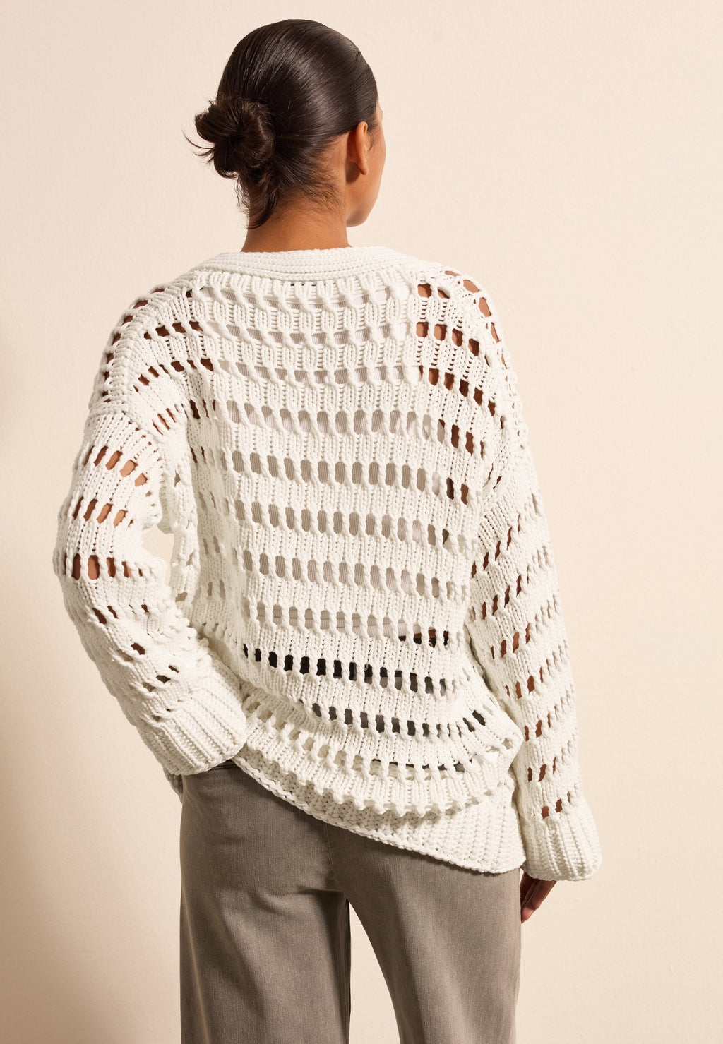 Stefanel OVERSIZED OPENWORK