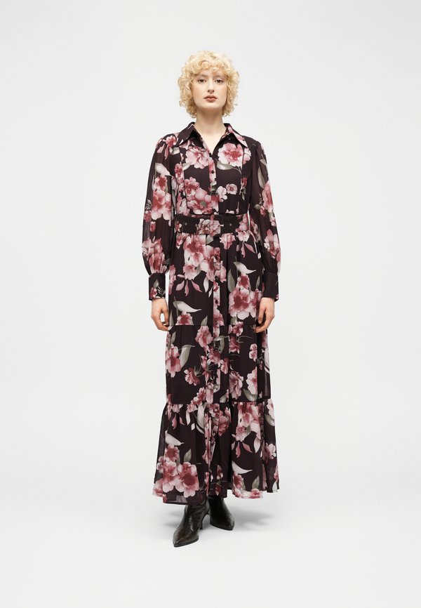 Vero Moda VMIRIS DRESS - Shirt dress - chocolate torte