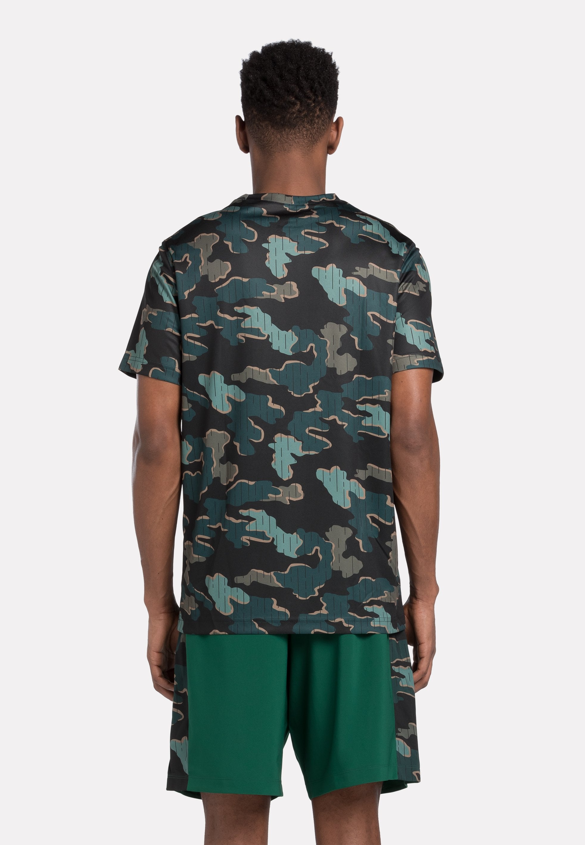 Reebok SHORT SLEEVE TRAIN MOTION CAMO