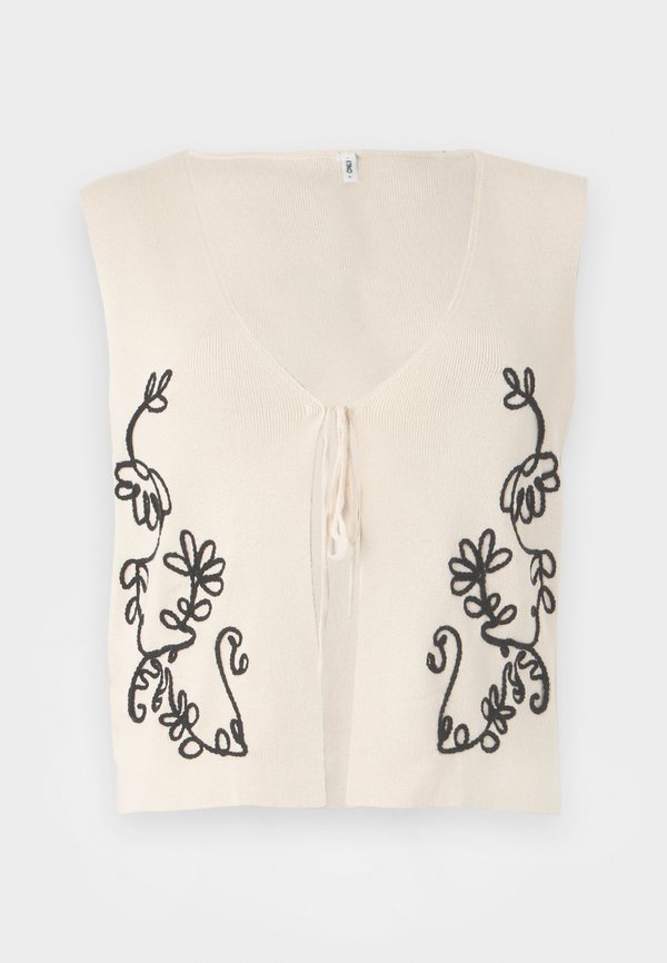 ONLY ONLESTA V NECK VEST  - Waistcoat - birch/black