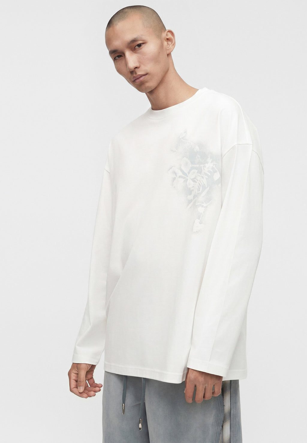 Feng Chen Wang SPRAY PAINTED PLANTS DYE TEE