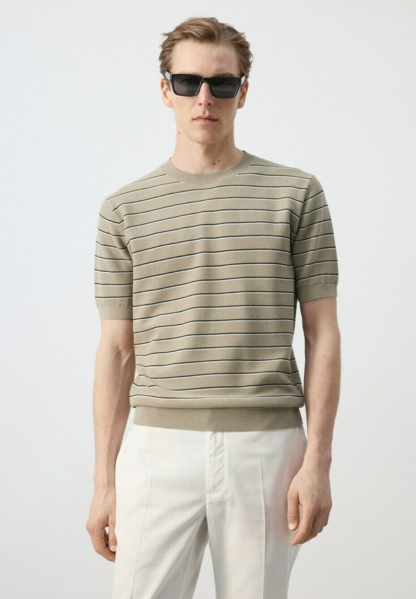 Mango ADULT - Print T-shirt - beige
