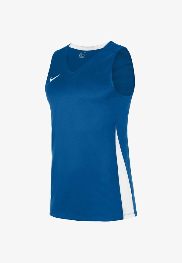 Nike Performance TEAM STOCK BASKETBALL - Top - royal blue white