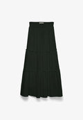Vero Moda AWKEELEY High waist Long - Maxi skirt - black