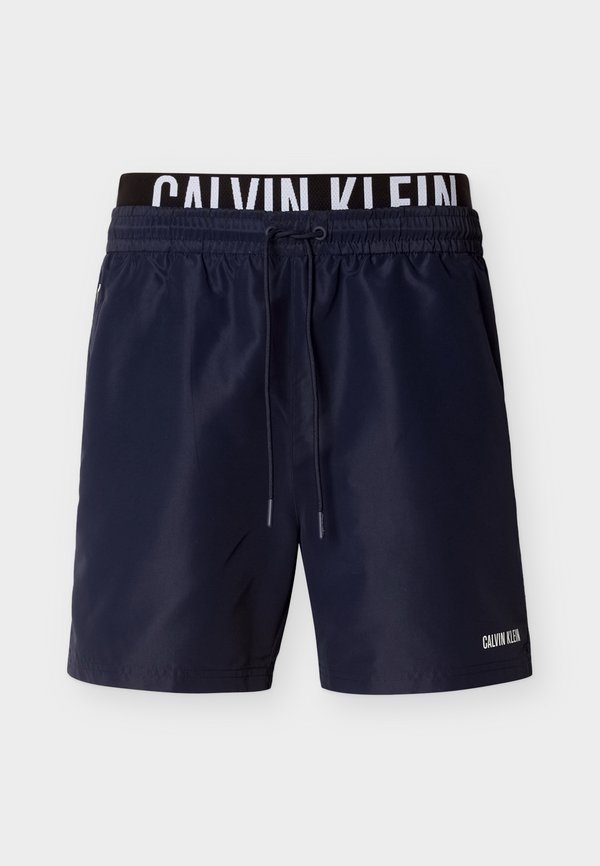 Calvin Klein Swimwear MEDIUM DRAWSTRING BOXER INTENSE POWER - Swimming shorts - dark blue