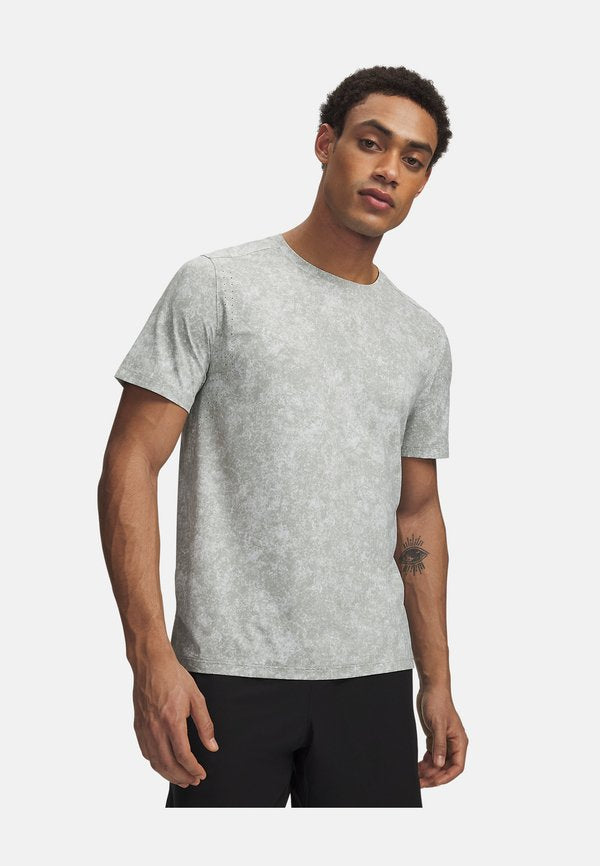 Under Armour VELOCITI PRO PRINTED - Print T-shirt - titanium reflective