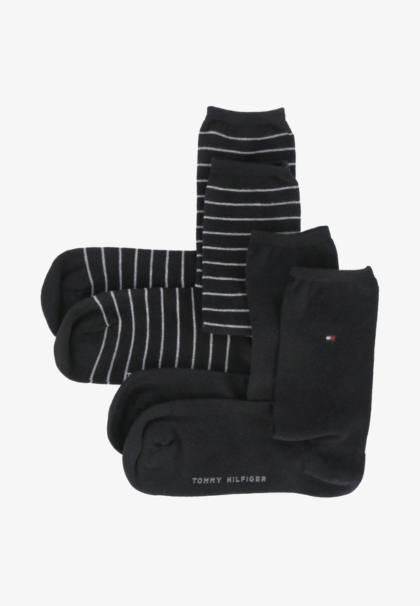 Tommy Hilfiger POCK OF 2 - Socks - schwarz weiß