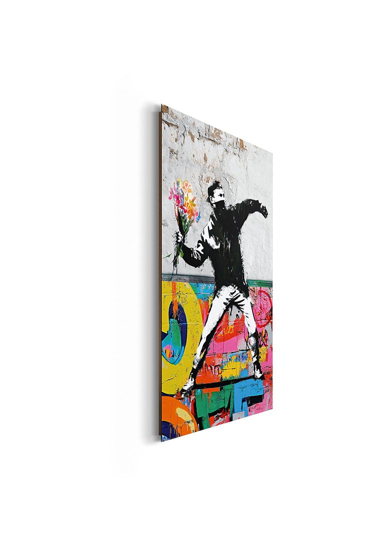Orange Wallz FLOWER THROWER GRAFFITI