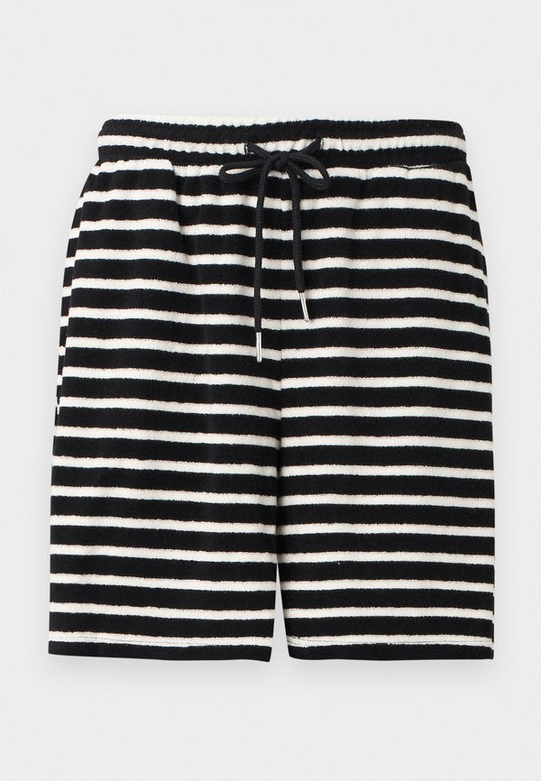 Vero Moda Curve VMCLINE WIDE - Shorts - birch/black