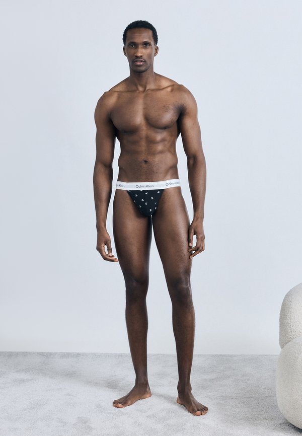 Calvin Klein Underwear THONG ICON 3 PACK - Thong - black/classic white