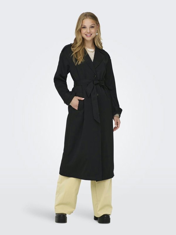 ONLY ONLLINE - Trenchcoat - black