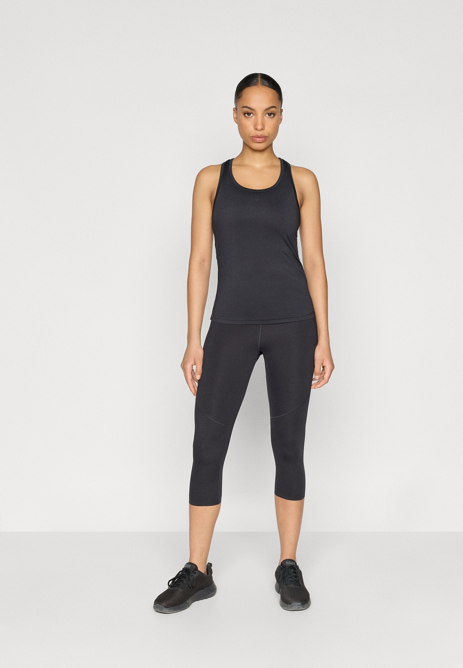 Champion  INTERLOCK CROP LEGGINGS