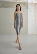 Norma Kamali STRAPLESS DRESS TO KNEE