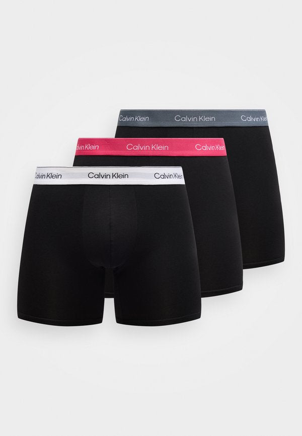 Calvin Klein Underwear 3 PACK - Boxer briefs - black/turbulence/white