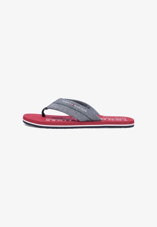 Tommy Hilfiger CHAMBRAY - T-bar sandals - desert sky