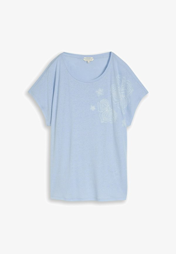TOM TAILOR Print T-shirt - kentucky blue