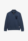 Superdry & Co SUPERDRY TONAL HALF ZIP SWEATSHIRT.. - Sweatshirt - classic navy