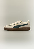 Puma CLUB KLASSIKA - Trainers - alpine snow/dark green/gold-coloured