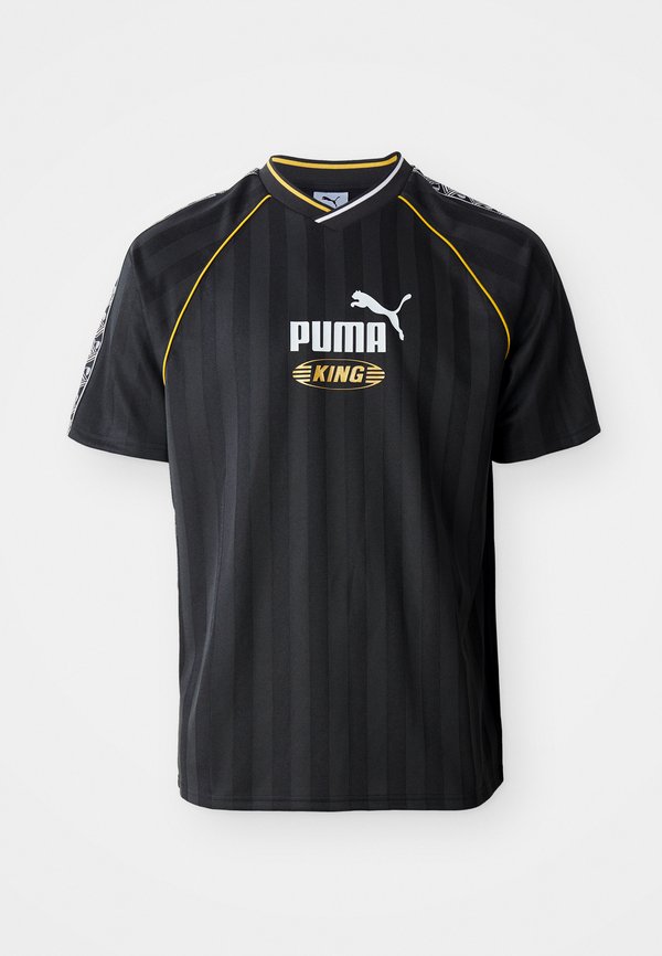 Puma KING FOOTBALL - Print T-shirt - black