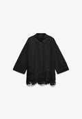 Vero Moda Curve SHIRT VMCRITTA SHIRT - Button-down blouse - black